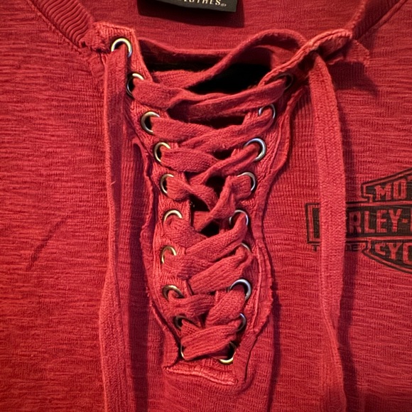 Harley Davidson Freedom Laced Neckline Tee - Picture 5 of 6